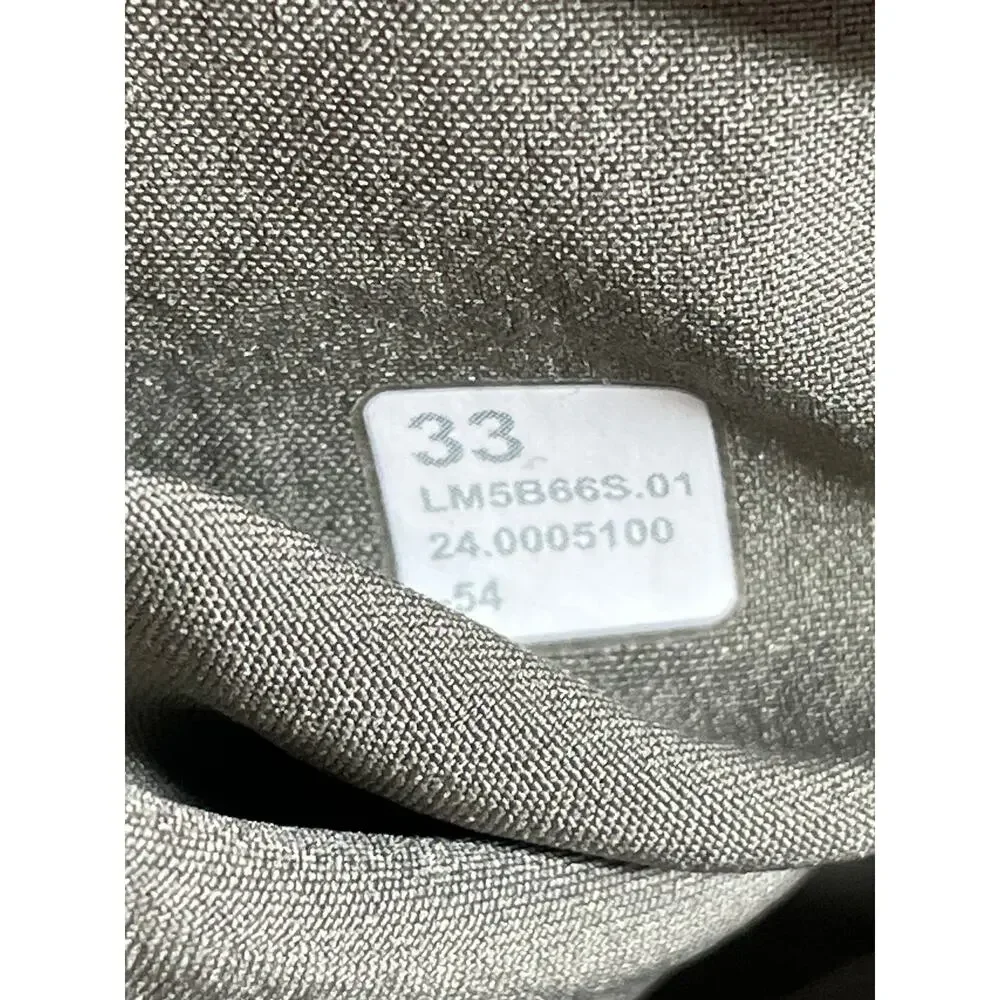 Lululemon ABC Men's Gray Mid Rise VersaTwill Classic Straight Trousers Pants 33